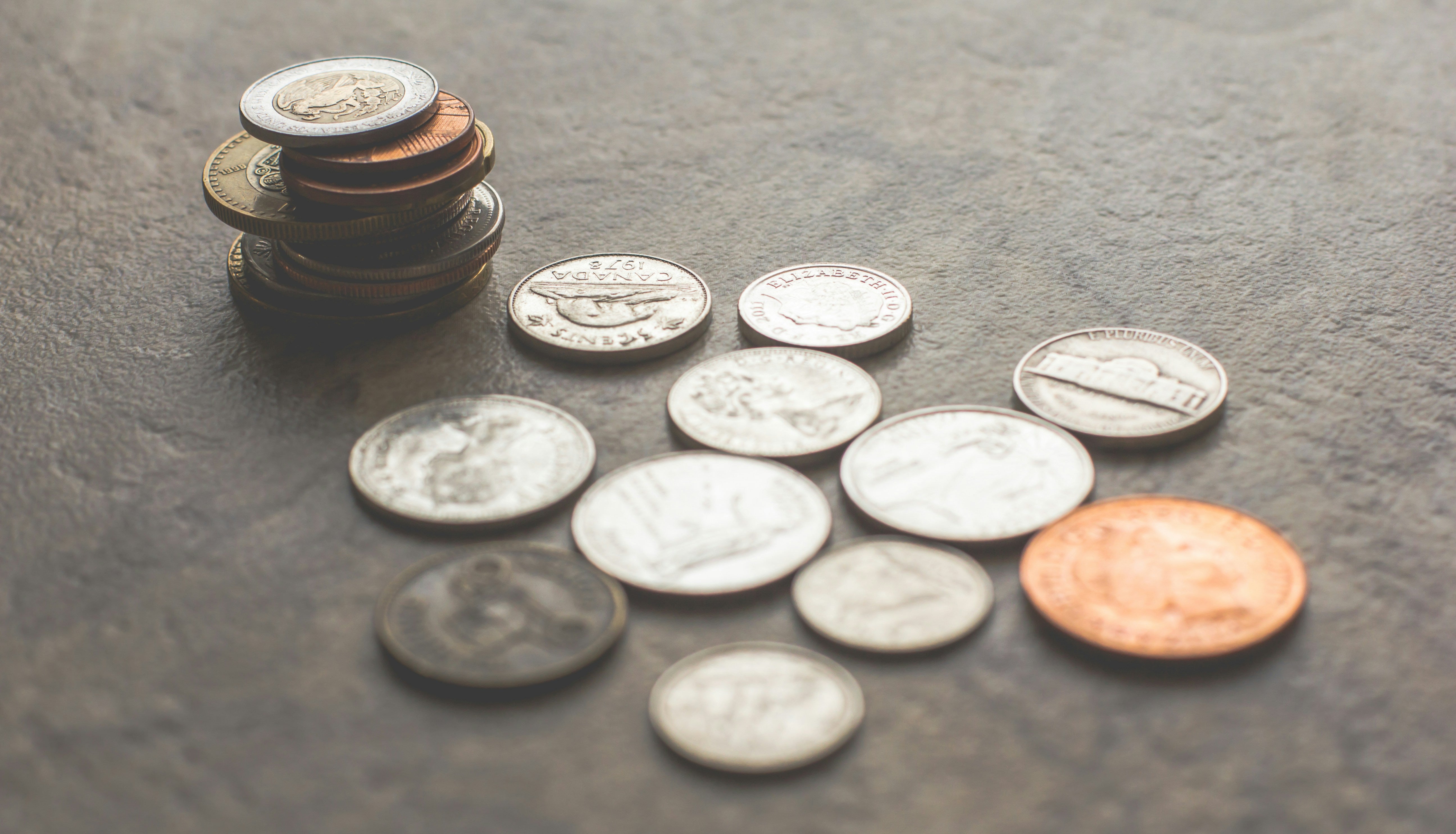 stack of coins