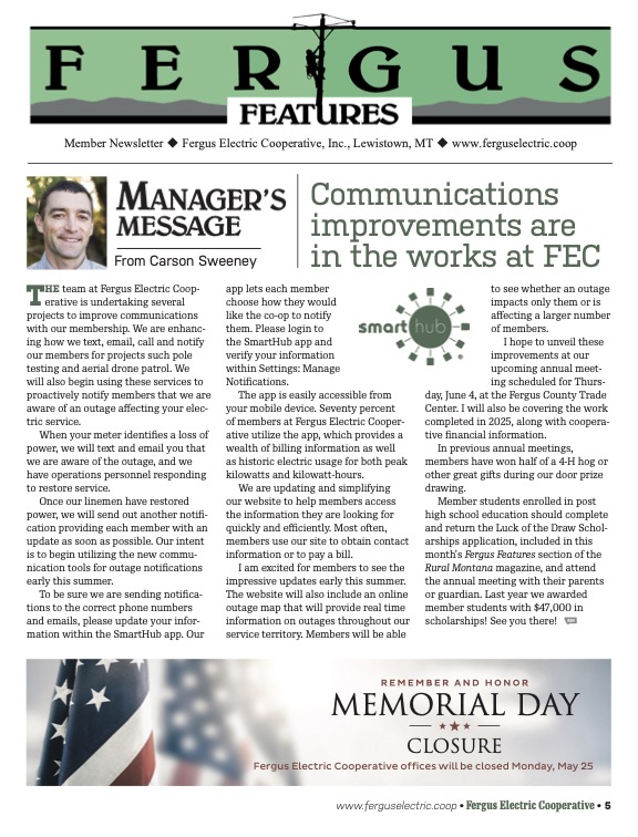May 2026 Fergus Features Cover